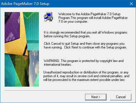 Pagemaker7.0中文版