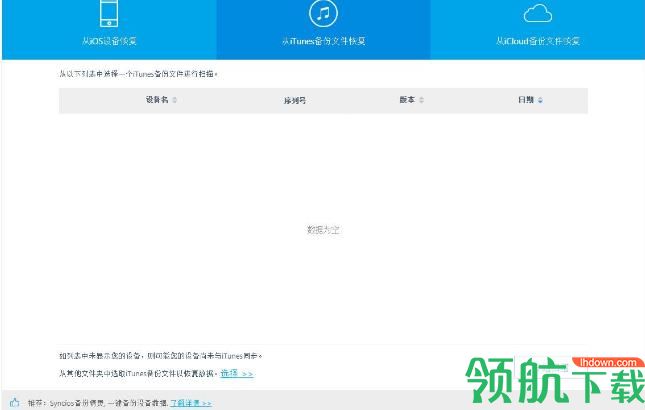 苹果数据恢复软件(SynciOS Data Recovery)破解版