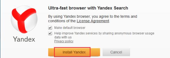 yandex浏览器中文版