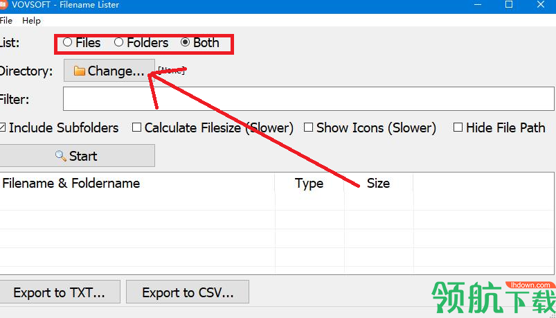 Filename Lister(文件列表导出软件)免费版