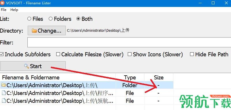 Filename Lister(文件列表导出软件)免费版