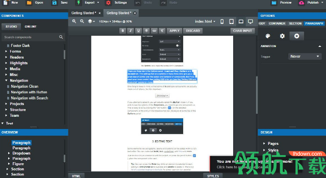 Bootstrap Studio(网页设计工具)免费版
