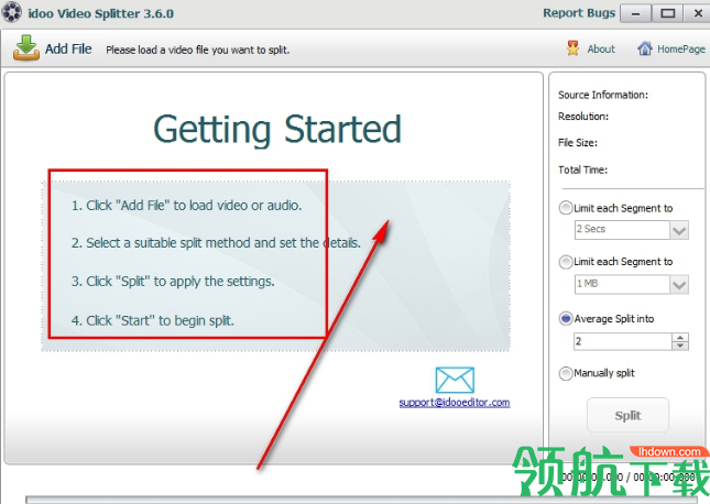 idoo Video Splitter(视频分割软件)破解版