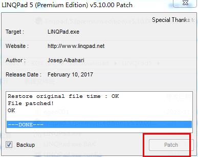 linqpad5破解版(附破解补丁)