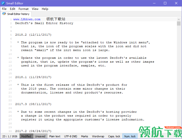 DecSoftsSmallEditor代码编辑器破解版