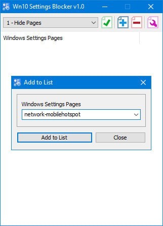 Win10 Settings Blocker(win10隐藏设置工具)官方版