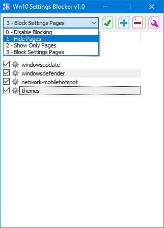 Win10 Settings Blocker(win10隐藏设置工具)官方版