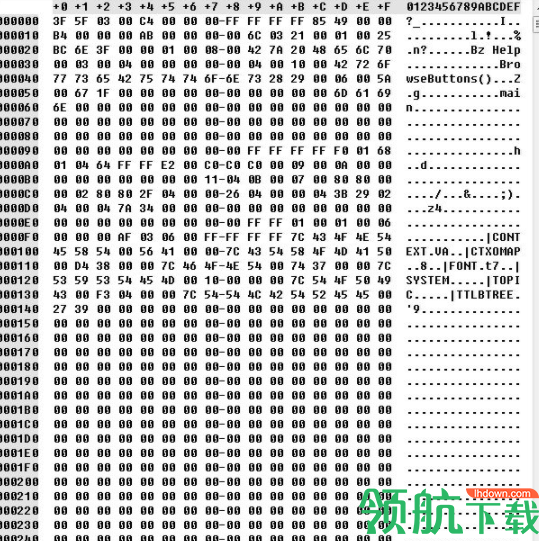 Bz1621.lzh二进制编辑器官方版