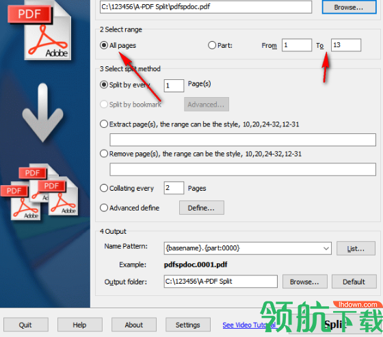 A-PDF Split(PDF分割工具)官方版