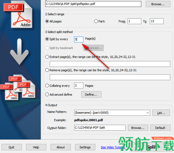 A-PDF Split(PDF分割工具)官方版