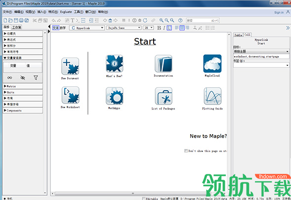 MaplesoftMaple2019中文破解版(附破解补丁)