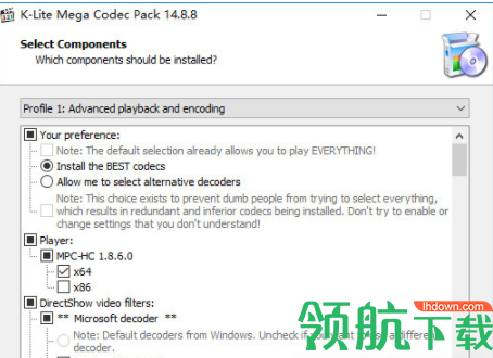 K-LiteCodecPack万能音视频解码工具