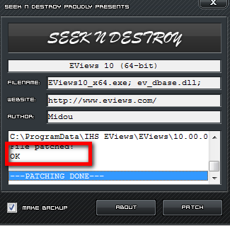 eviews汉化破解版
