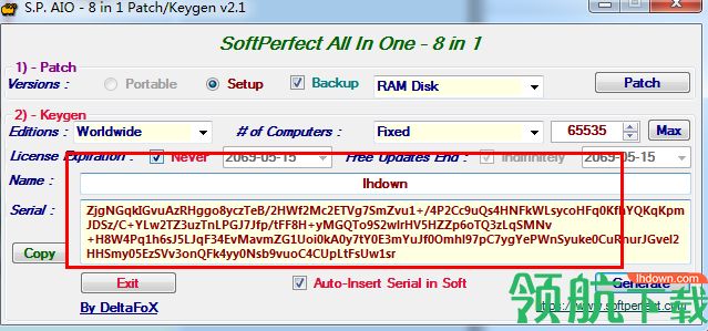 SoftPerfect RAM Disk破解版「附注册机」
