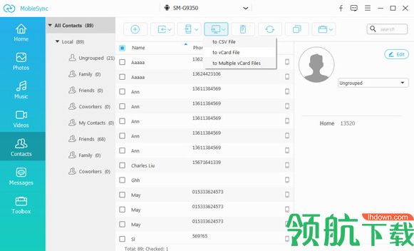 Aiseesoft MobieSync破解版(手机数据传输软件)