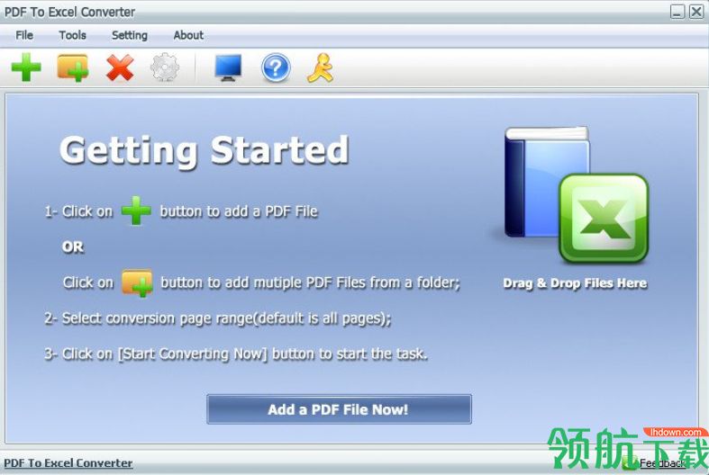 PDF To Excel Converter破解版