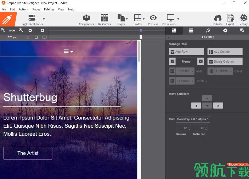Responsive Site Designer破解版