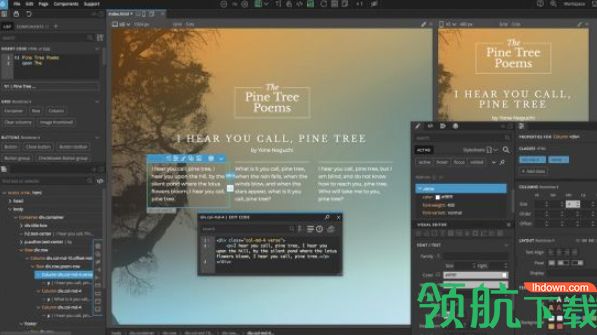 Pinegrow Web Editor Pro破解版(网页编辑器)