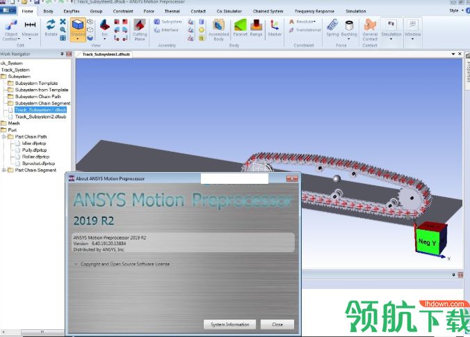 ANSYS Motion 2019 R2破解版(模型分析软件)