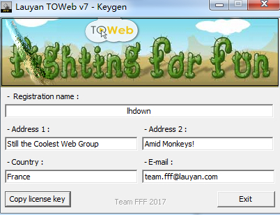Lauyan TOWeb破解版「附注册机」