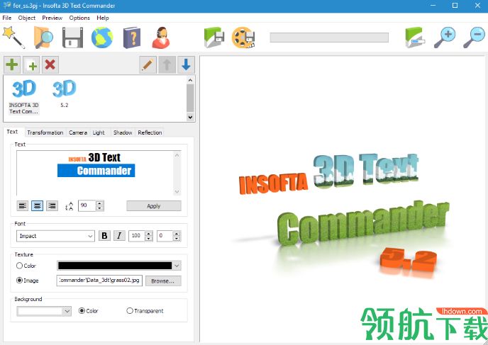 3D Text Commander 5中文破解版「附注册码」