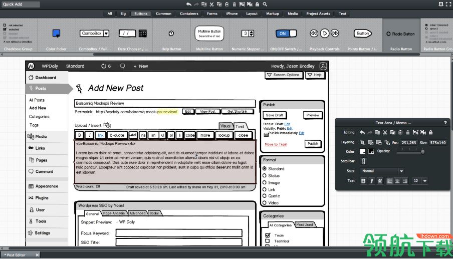 Balsamiq Mockups mac破解版(原型设计软件)