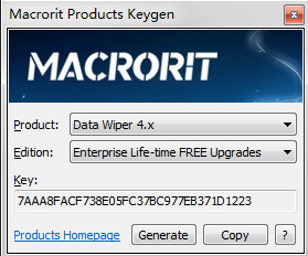 Macrorit Data Wiper Unlimited破解版「附注册机」