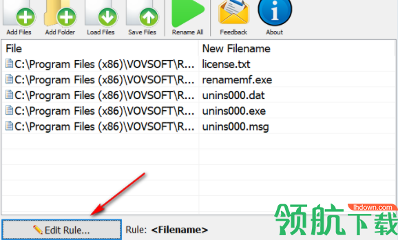 RenameMultipleFiles文件批量重命名工具官方版
