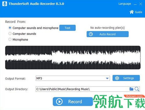 ThunderSoft Audio Recorder破解版