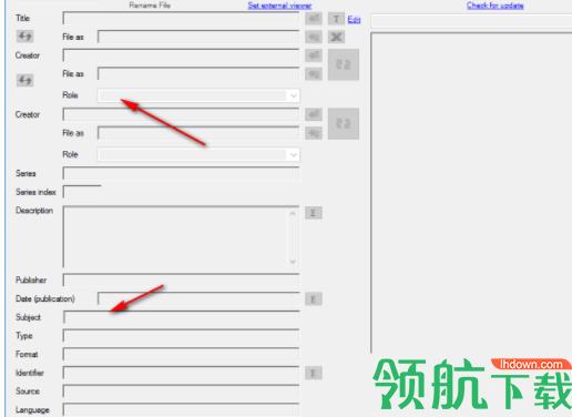 EPubMetadataEditor信息编辑工具官方版