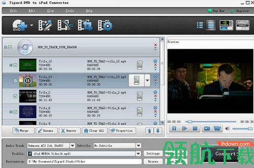 Tipard DVD to iPad Converter破解版