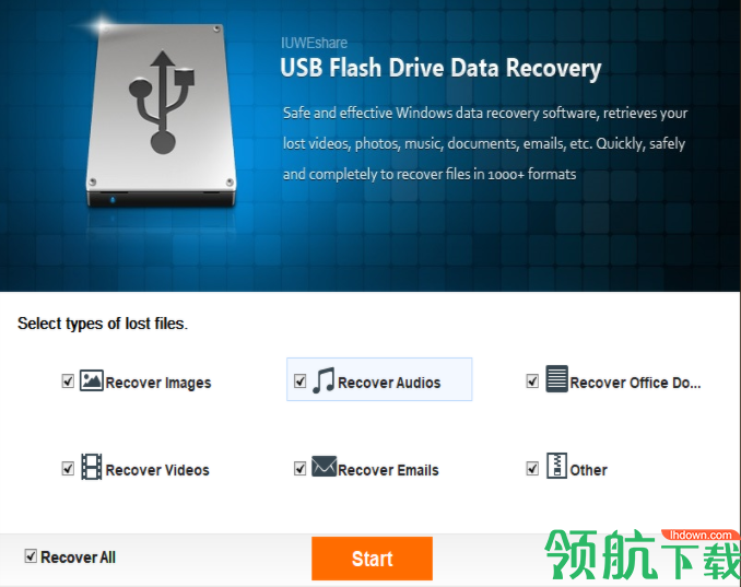IUWEshareUSBFlashDriveDataRecovery绿色破解版