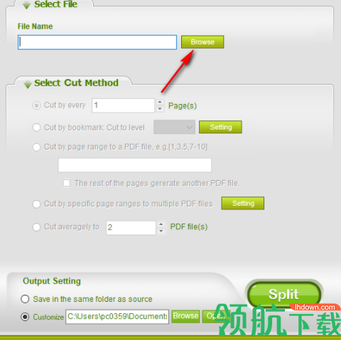 TipardPDFCutter文件分割工具官方版