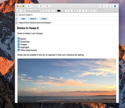 Keep It for Mac(文本笔记管理工具)汉化破解版
