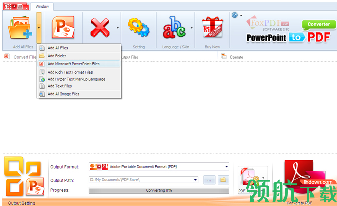 FoxPDFPPTXtoPDFConverter转换工具官方版