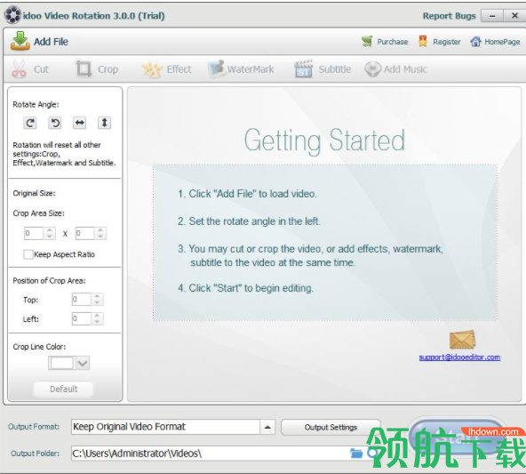 idooVideoRotation视频翻转工具官方版