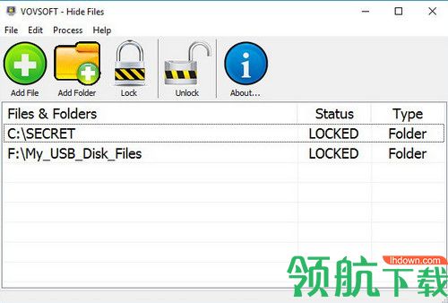 VovSoft Hide Files破解版
