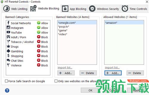 HT Parental Controls 16破解版