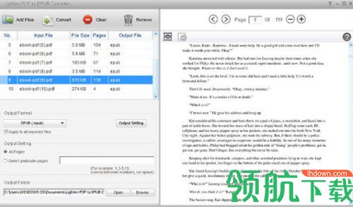 Lighten PDF to EPUB Converter破解版
