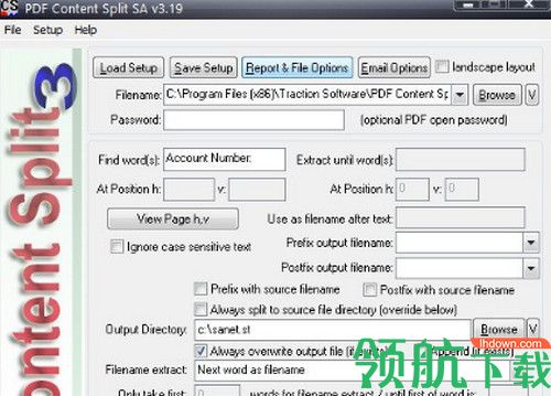 PDF Content Split SA破解版