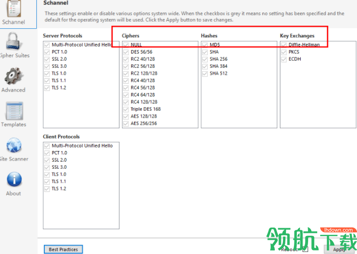 IIS Crypto(服务器安全管理工具)官方版