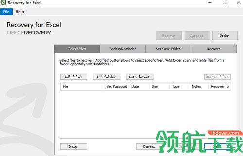 Recovery For Excel绿色版