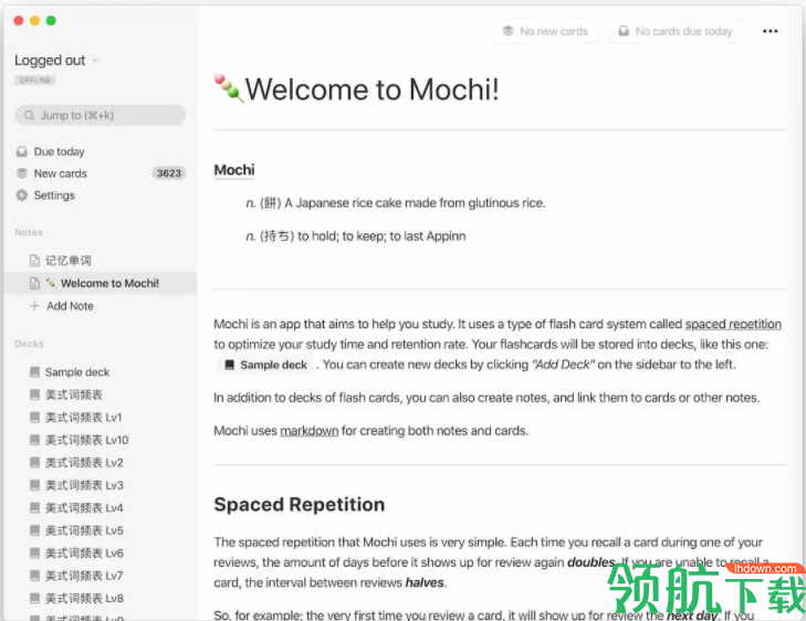 Mochi记忆卡片工具官方版