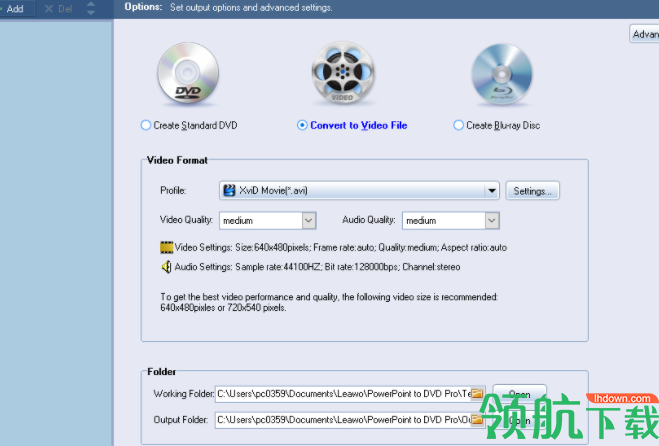 LeawoPowerPointtoDVD刻录工具绿色版