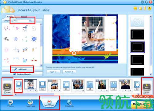 iPixSoft Flash Slideshow Creator破解版