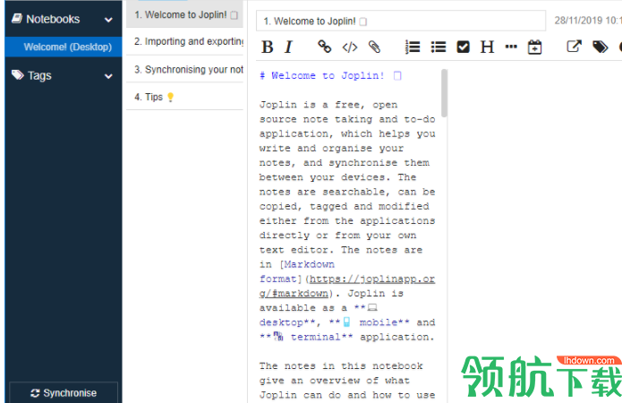 Joplin桌面笔记客户端官方版