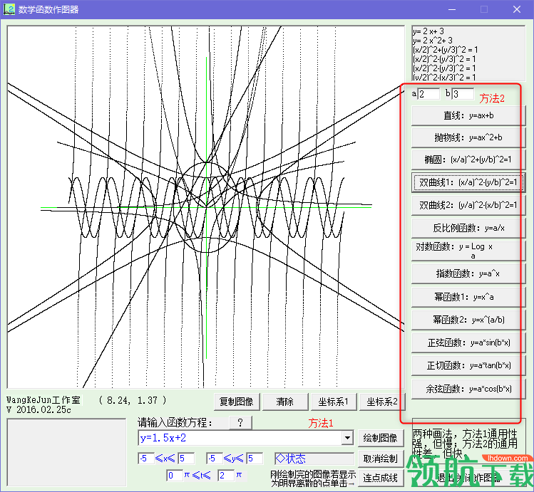 数学函数作图器绿色版