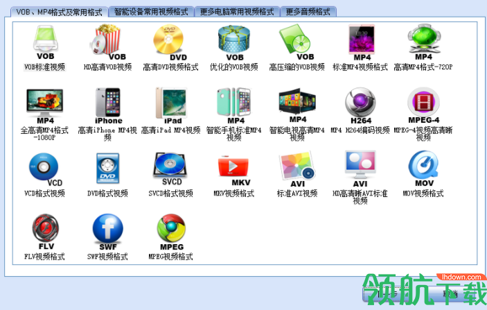 闪电VOB转MP4格式转换器绿色版
