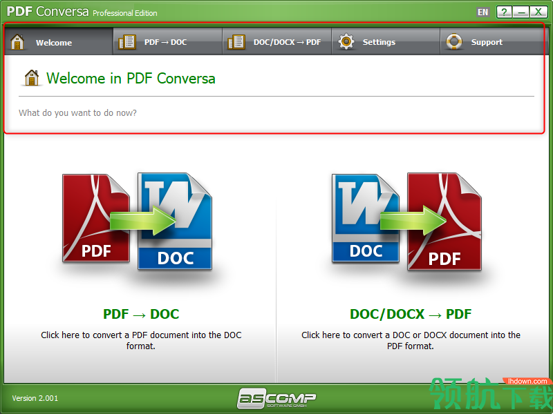 ASCOMPPDFConversaPro转换工具破解版