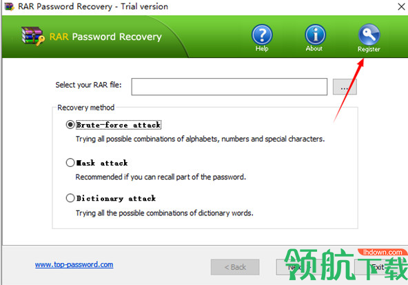 TopRARPasswordRecovery中文破解版